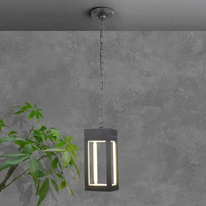 Подвесной светильник Elektrostandard Frame 1528 TECHNO LED серый от ImperiumLoft