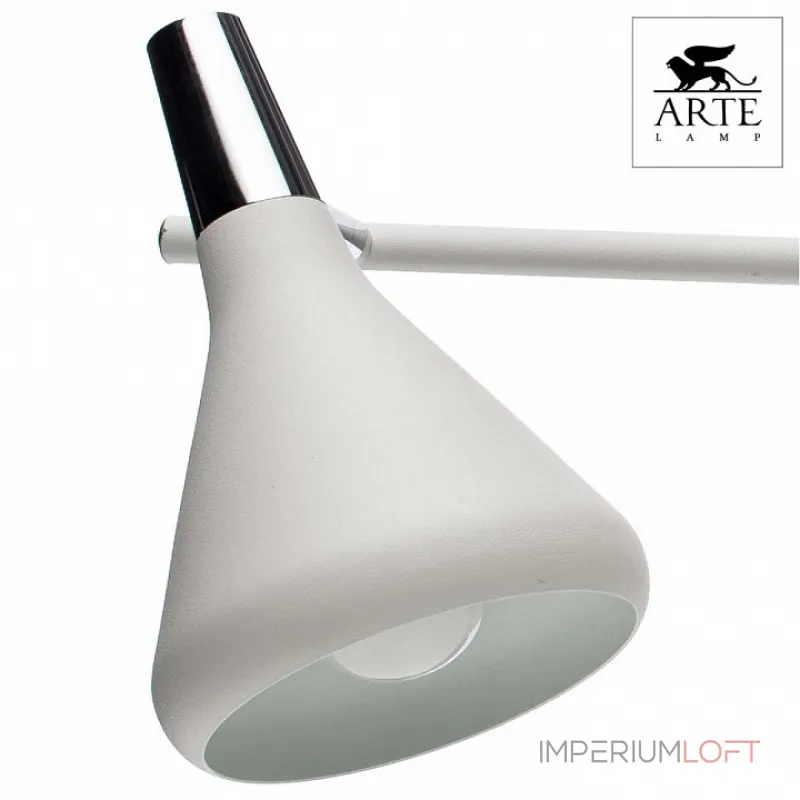 Спот Arte Lamp Ciclone A9154PL-3WH Цвет арматуры хром Цвет плафонов белый от ImperiumLoft Спот Arte Lamp Ciclone A9154PL-3WH Цвет арматуры хром Цвет плафонов белый от ImperiumLoft