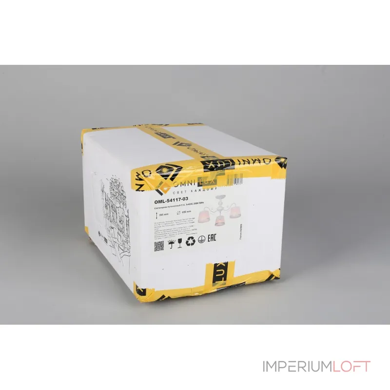 Потолочная люстра Omnilux Campovaglio OML-54117-03 Потолочная люстра Omnilux Campovaglio OML-54117-03