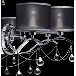 Подвесная люстра MW-Light Федерика 82 379019108 Цвет арматуры хром Цвет плафонов черный от ImperiumLoft