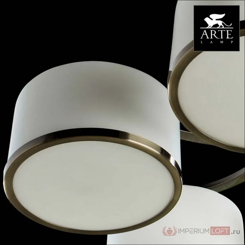 Потолочная люстра Arte Lamp Manhattan A9495PL-5AB Цвет арматуры бронза Цвет плафонов бронза от ImperiumLoft