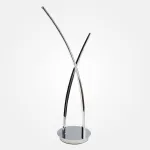 Настольная лампа декоративная Eurosvet Hi-tech 80400/2 хром Цвет арматуры хром Цвет плафонов хром от ImperiumLoft