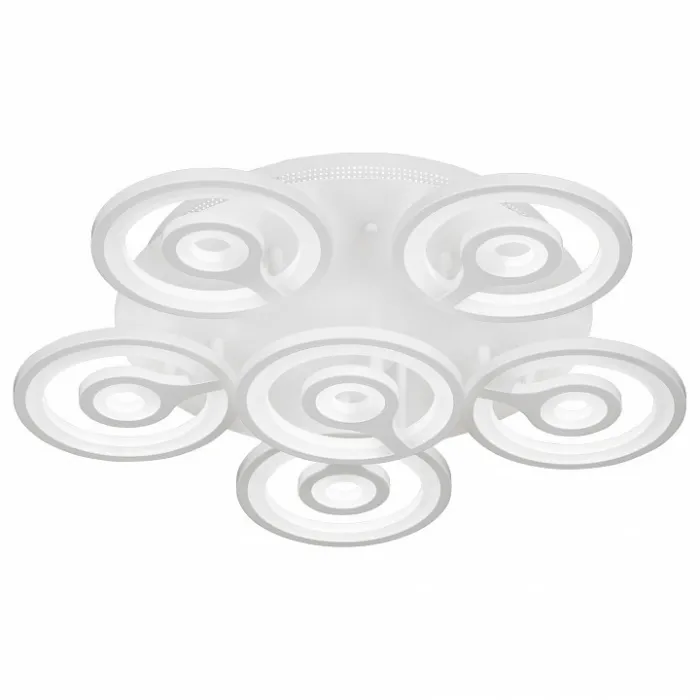 Накладной светильник Vitaluce V5257 V5257/6PL Цвет арматуры белый Цвет плафонов белый от ImperiumLoft