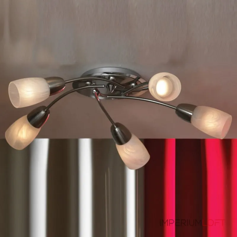 Потолочная люстра Lussole Cevedale LSQ-6907-05 Потолочная люстра Lussole Cevedale LSQ-6907-05