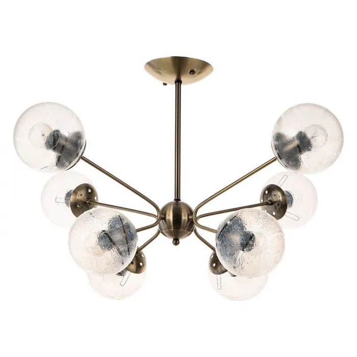 Люстра на штанге Arte Lamp Meissa A4164PL-8AB Цвет арматуры Коричневый Цвет плафонов Неокрашенный от ImperiumLoft