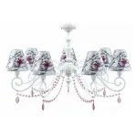 Подвесная люстра Lamp4You Classic 19 E3-07-WM-LMP-O-13-CRL-E3-07-PK-UP Цвет плафонов белый от ImperiumLoft