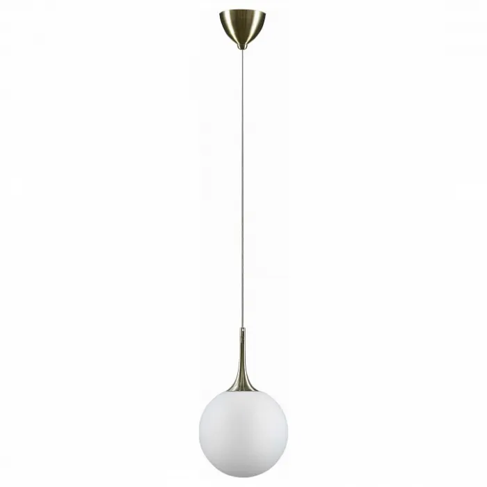 Подвесной светильник Lightstar Globo 813021 Цвет плафонов белый Цвет арматуры бронза от ImperiumLoft