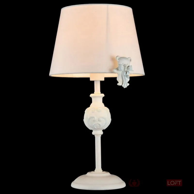 Настольная лампа декоративная Maytoni Laurie ARM033-11-BL Цвет арматуры белый Цвет плафонов белый от ImperiumLoft