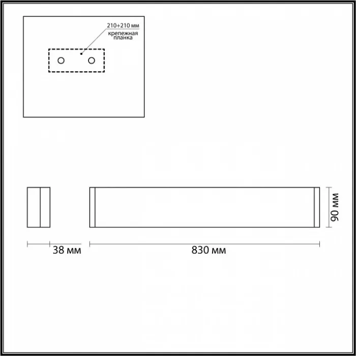 Накладной светильник Odeon Light Framant 4294/30WL от ImperiumLoft