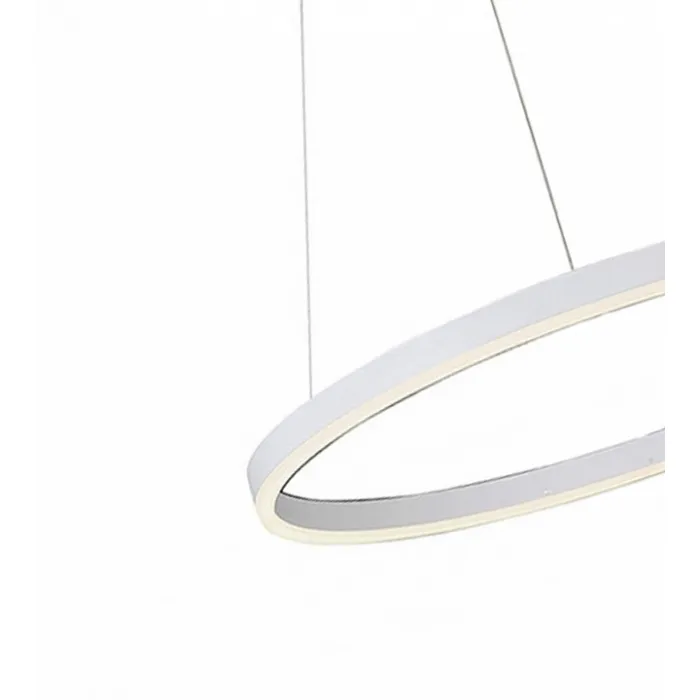 08212,01A(4000K) Подвес Тор белый d40 h150 Led 23W (4000K) 2 типа крепления от ImperiumLoft