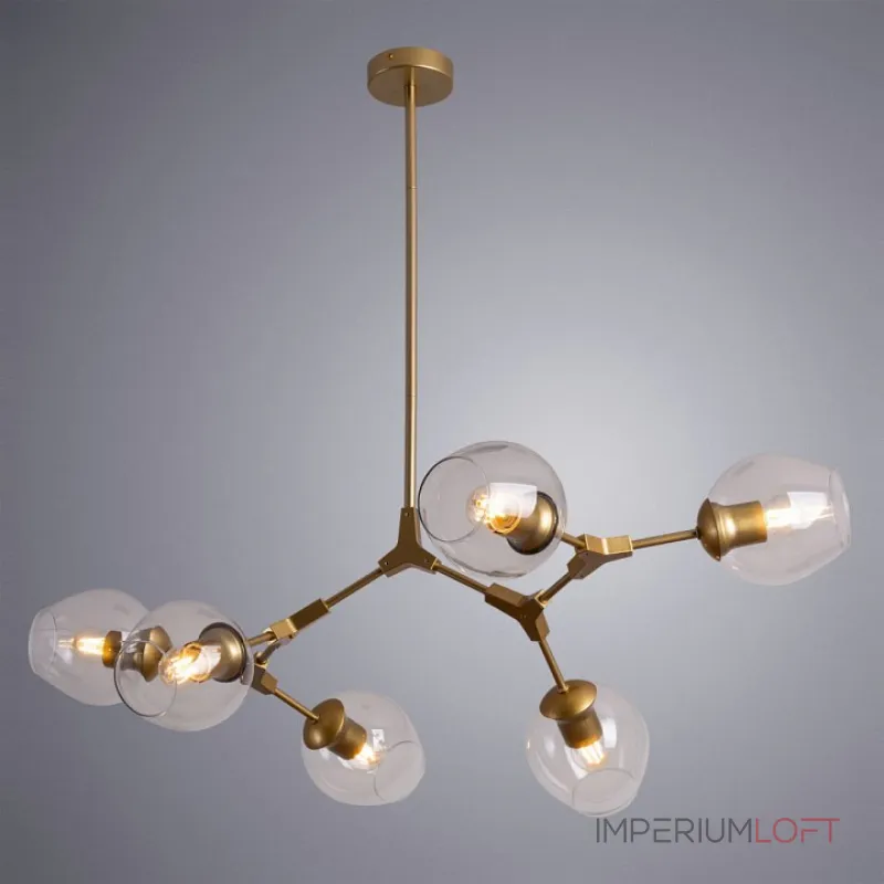Люстра на штанге Arte Lamp Yuka A4103SP-6GO Люстра на штанге Arte Lamp Yuka A4103SP-6GO