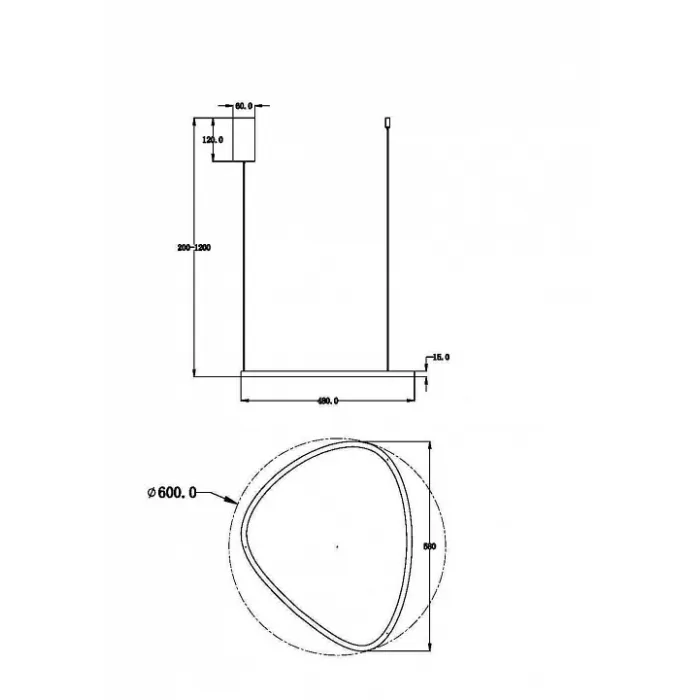 Подвесной светильник Maytoni Glint MOD072PL-L28B3K от ImperiumLoft