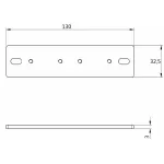 Соединитель для треков Donolux DLM I connector DLM/X Цвет арматуры черный