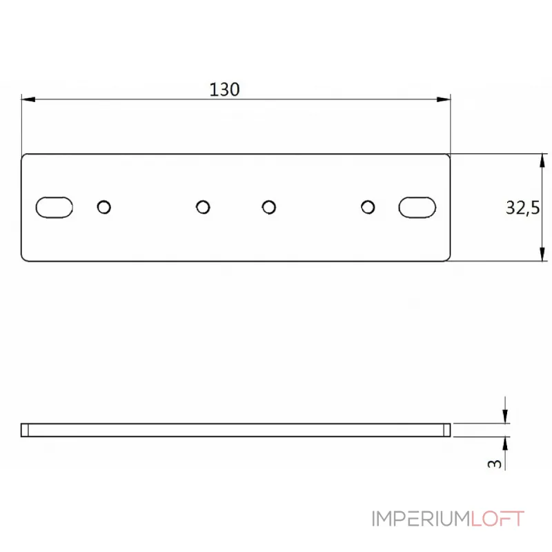 Соединитель для треков Donolux DLM I connector DLM/X Цвет арматуры черный