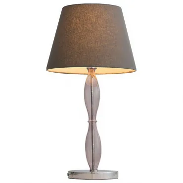 Настольная лампа декоративная Newport 6110 6111/Т Цвет плафонов серый Цвет арматуры хром