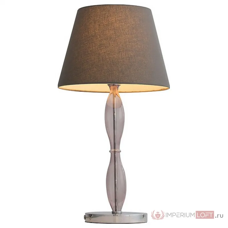 Настольная лампа декоративная Newport 6110 6111/Т Цвет плафонов серый Цвет арматуры хром от ImperiumLoft