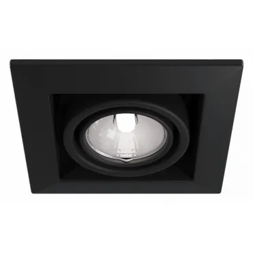 Встраиваемый светильник Maytoni Metal DL008-2-01-B Цвет арматуры черный от ImperiumLoft