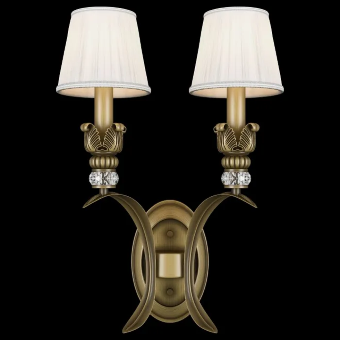 Бра Lightstar Antique 783621 Цвет арматуры бронза Цвет плафонов кремовый от ImperiumLoft
