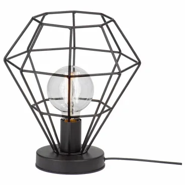 Настольная лампа декоративная Vitaluce V4399 V4399-1/1L Цвет арматуры черный Цвет плафонов черный