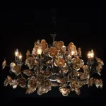 Подвесная люстра MW-Light Розенхейм 615011708 Цвет арматуры черный Цвет плафонов золото от ImperiumLoft
