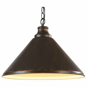 Подвесной светильник Arte Lamp Cone A9330SP-1BR Цвет арматуры коричневый Цвет плафонов коричневый