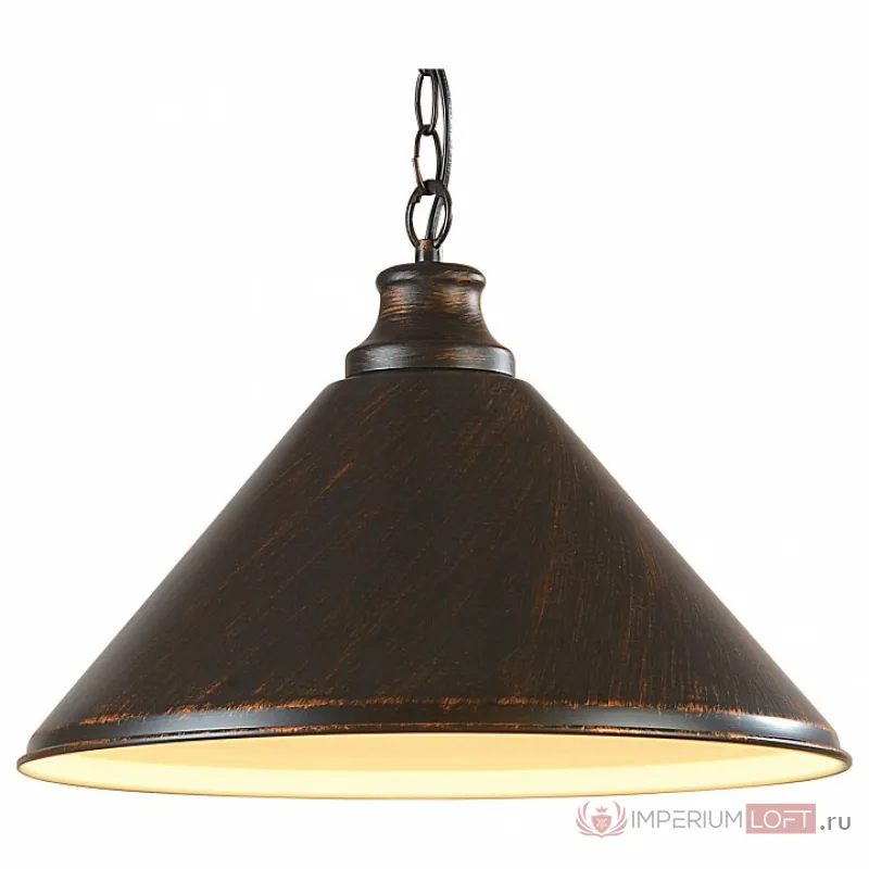 Подвесной светильник Arte Lamp Cone A9330SP-1BR Цвет арматуры коричневый Цвет плафонов коричневый от ImperiumLoft