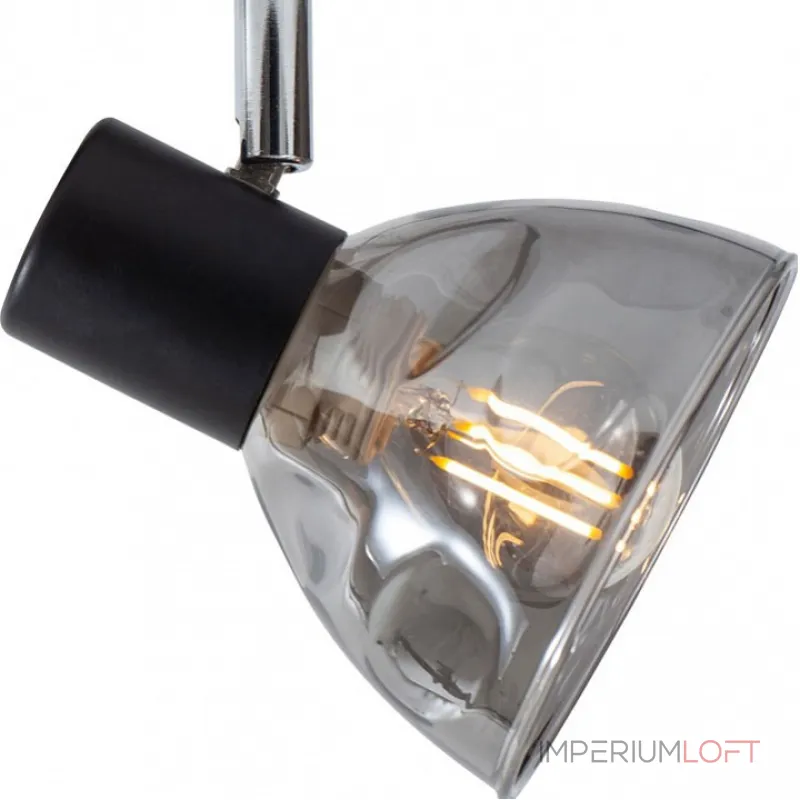 Спот TopLight Maralyn TL1234Y-02BL Цвет арматуры черный Цвет плафонов серый