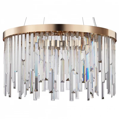 Подвесной светильник Stilfort Venecia 2113/03/08P Цвет плафонов прозрачный Цвет арматуры золото