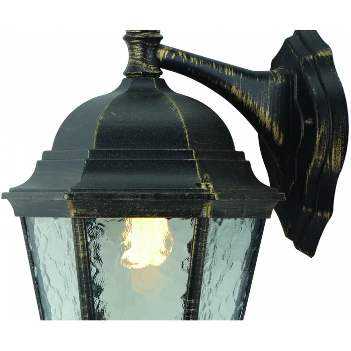 Светильник на штанге Arte Lamp Genova A1202AL-1BN Цвет арматуры золото Цвет плафонов прозрачный от ImperiumLoft