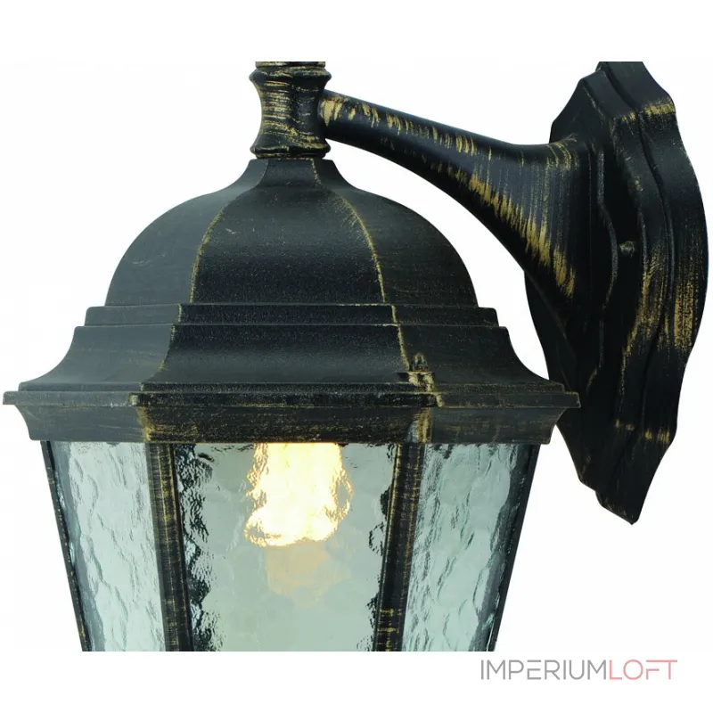 Светильник на штанге Arte Lamp Genova A1202AL-1BN Цвет арматуры золото Цвет плафонов прозрачный