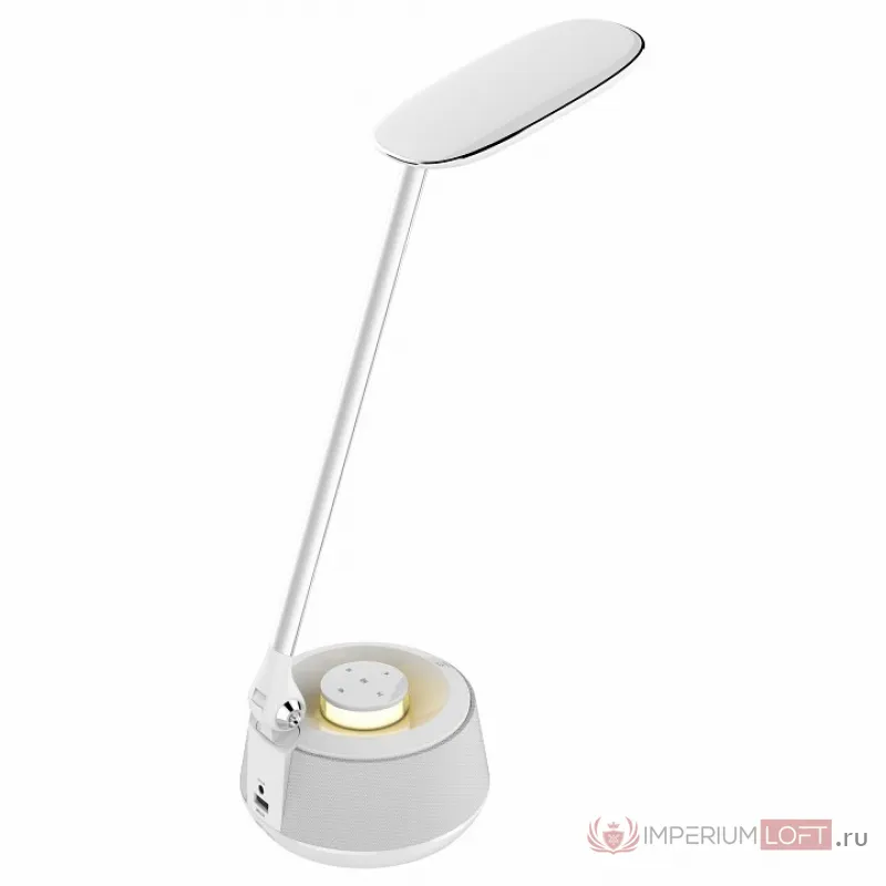 Настольная лампа офисная Arte Lamp Speaker A1505LT-1WH Цвет арматуры белый Цвет плафонов белый от ImperiumLoft