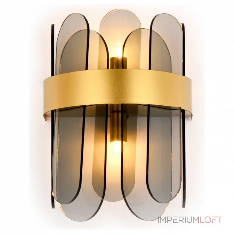 Бра Ambrella Traditional 14 TR5348 Цвет арматуры золото Цвет плафонов серый