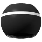 Накладной светильник Ambrella Diy Spot 2 C1102 SBK черный песок D100*H80mm MR16 GU5.3 LED 3W 4200K Цвет арматуры черный Цвет плафонов черный