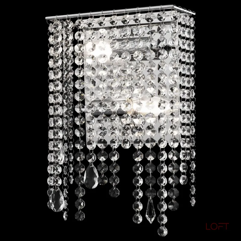 Накладной светильник Maytoni Empress DIA002WL-02CH Цвет арматуры хром Цвет плафонов прозрачный