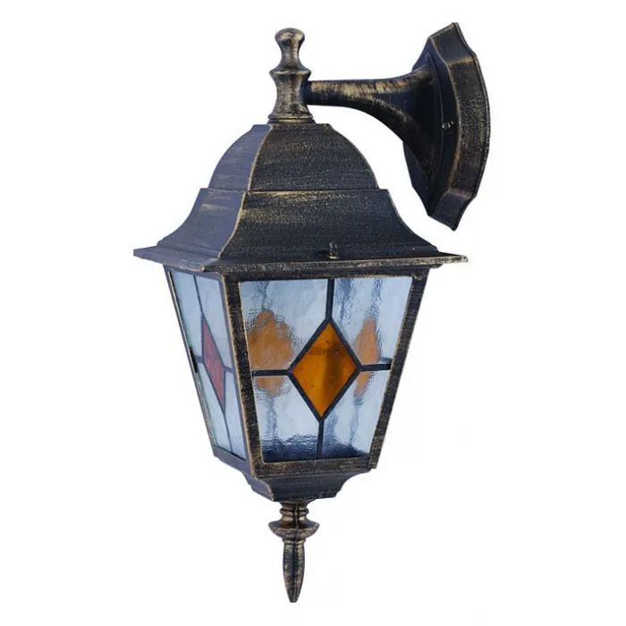 Светильник на штанге Arte Lamp Berlin A1012AL-1BN Цвет арматуры золото Цвет плафонов разноцветный от ImperiumLoft