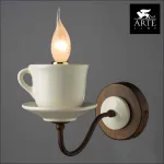 Светильник на штанге Arte Lamp Servizio A6483AP-1WH Цвет арматуры разноцветный Цвет плафонов зеленый