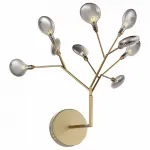 Бра ST-Luce Riccardo SL411.211.09 Цвет арматуры золото Цвет плафонов серый от ImperiumLoft