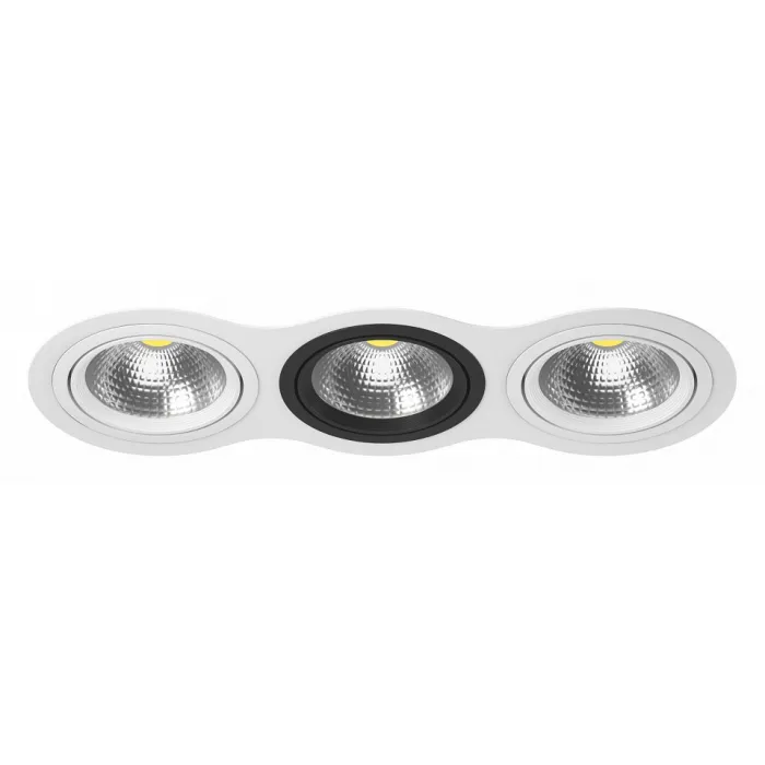 Встраиваемый светильник Lightstar Intero 111 i936060706 Цвет арматуры черно-белый от ImperiumLoft