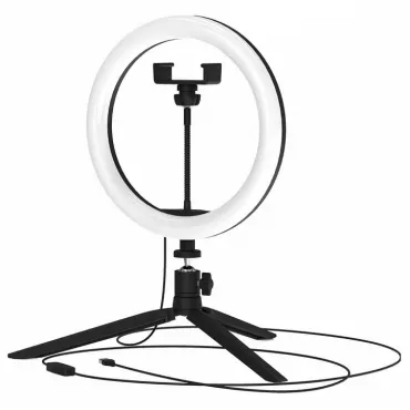 Настольная лампа офисная Gauss Ring Light RL002 Цвет плафонов черный