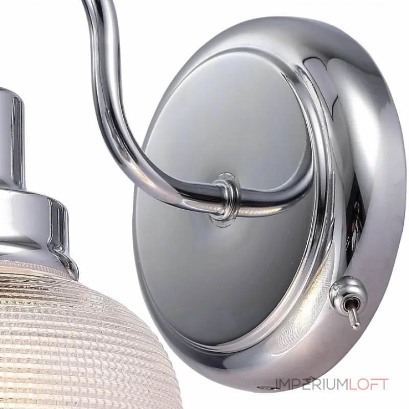 Бра Arte Lamp 9186 A9186AP-1CC Цвет арматуры хром Цвет плафонов прозрачный