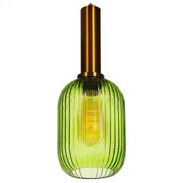 Подвесной светильник Loft it Iris 2072-A+BR Цвет арматуры медь Цвет плафонов зеленый от ImperiumLoft