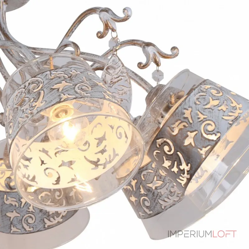 Потолочная люстра Arte Lamp Calice A9081PL-8WG Потолочная люстра Arte Lamp Calice A9081PL-8WG