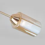 Потолочная люстра Eurosvet Motive 30167/6 золото Цвет арматуры золото Цвет плафонов янтарный от ImperiumLoft