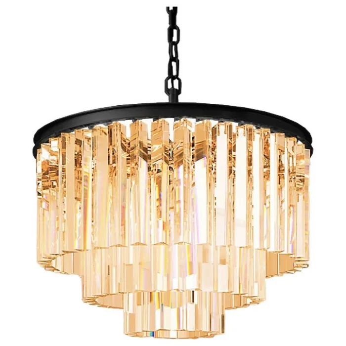 Подвесной светильник DeLight Collection Odeon KR0387P-6 black/amber от ImperiumLoft