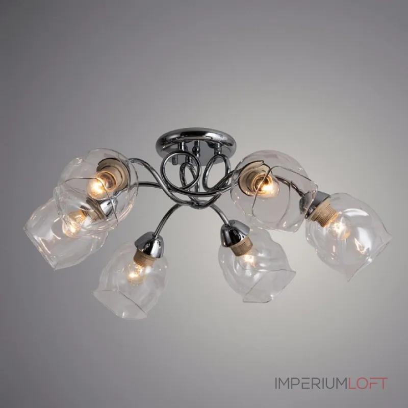 Потолочная люстра Arte Lamp Riccio A7757PL-6CC Потолочная люстра Arte Lamp Riccio A7757PL-6CC