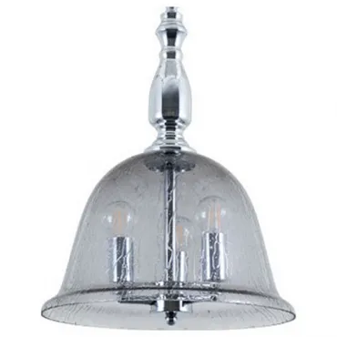 Подвесной светильник Arte Lamp Bell A7771SP-3CC Цвет плафонов серый Цвет арматуры хром