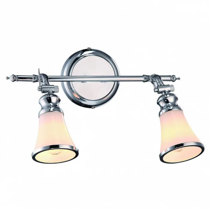 Спот Arte Lamp Vento A9231AP-2CC Цвет арматуры хром Цвет плафонов белый от ImperiumLoft