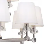 Подвесная люстра Maytoni Riverside MOD018PL-15CH Цвет арматуры хром Цвет плафонов белый от ImperiumLoft
