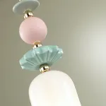Подвесной светильник Odeon Light Candy 1 4861/1B Цвет плафонов белый Цвет арматуры золото от ImperiumLoft
