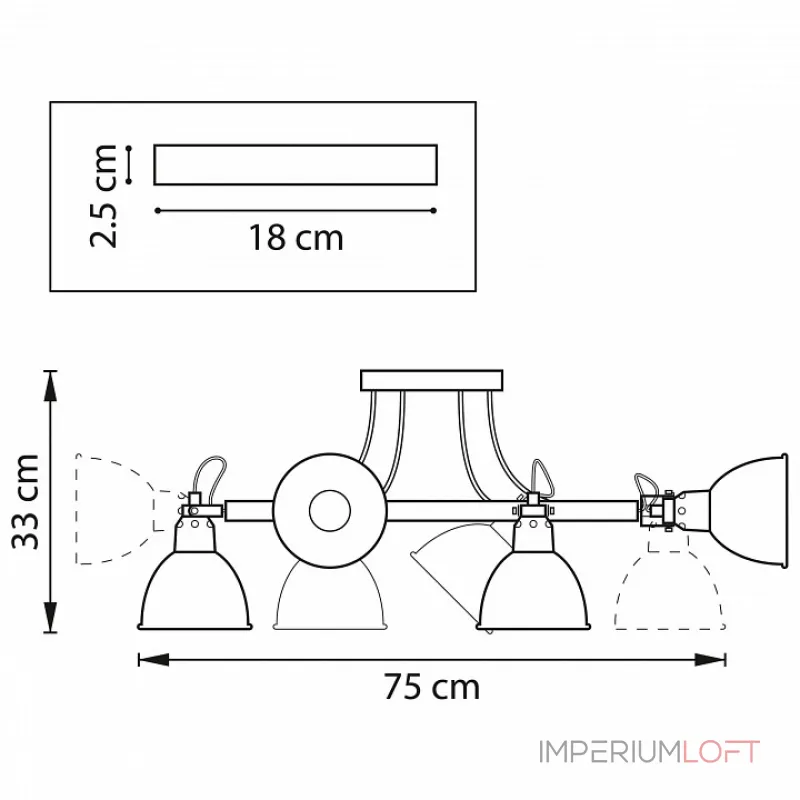 Потолочная люстра Lightstar Acrobata 761067 Потолочная люстра Lightstar Acrobata 761067